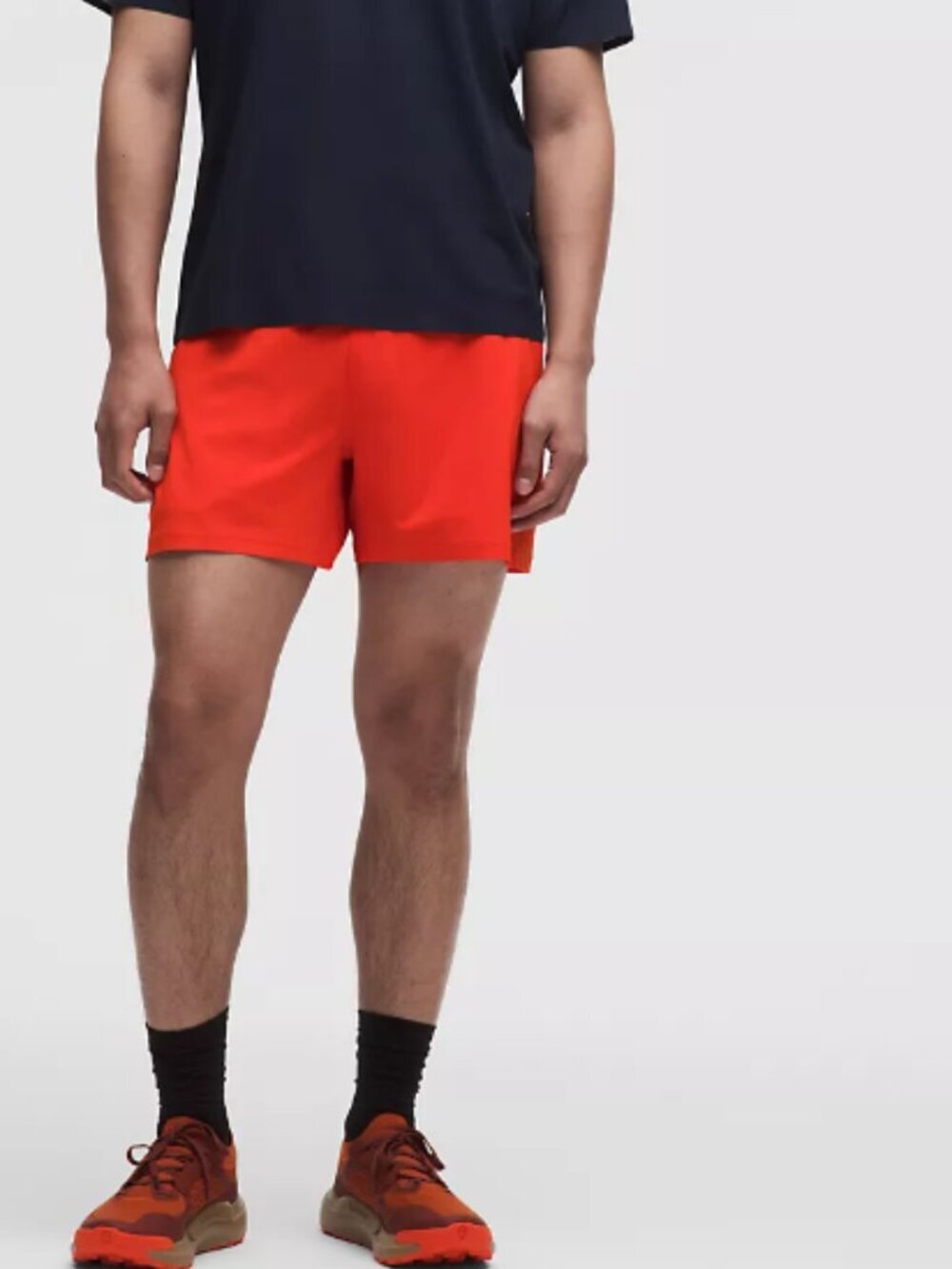 LULULEMON Pace Breaker Shorts Red Size Small 5" Inseam